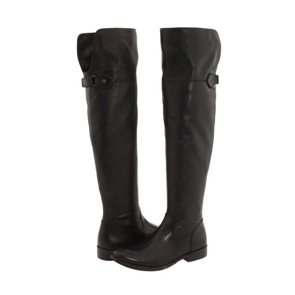 Frye Shirley Over the Knee Leather Boots